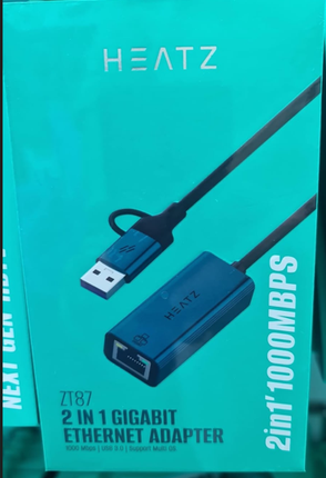 Heatz ZT87 2 IN 1 Gigabit Ethernet Adapter